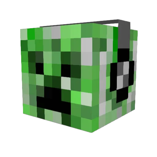 afpel Minecraft avatar head, 3D render