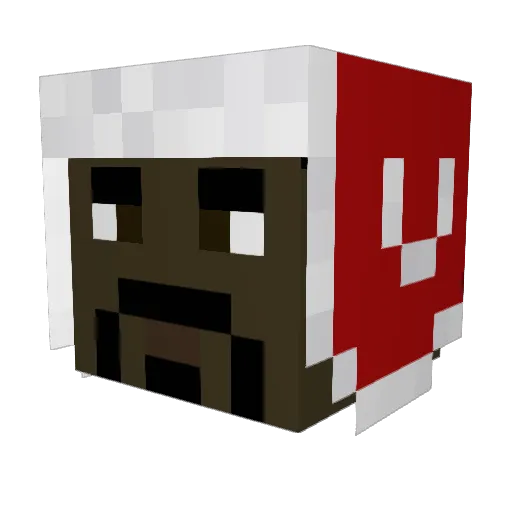 afplaz Minecraft avatar head, 3D render