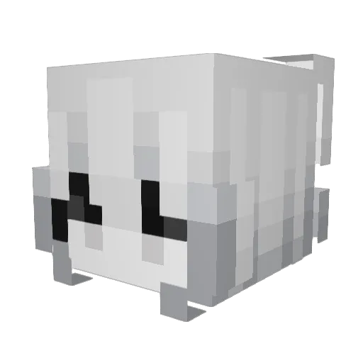 afrishi Minecraft avatar head, 3D render
