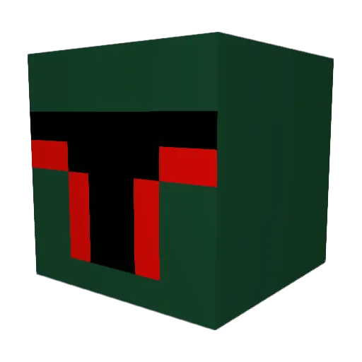 afroman25 Minecraft avatar head, 3D render