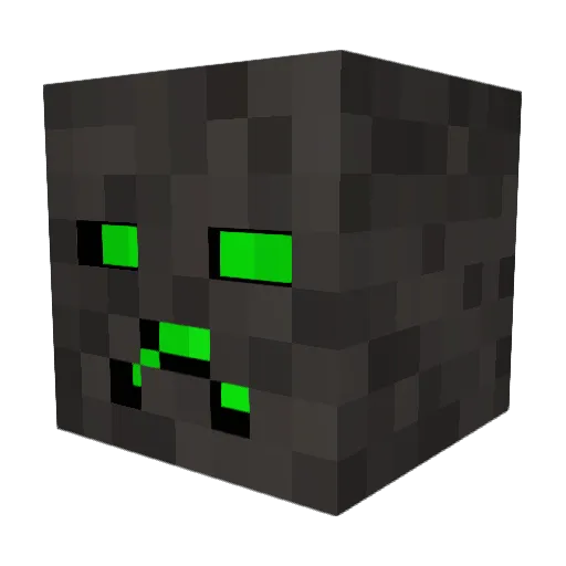 afroninja3579 Minecraft avatar head, 3D render