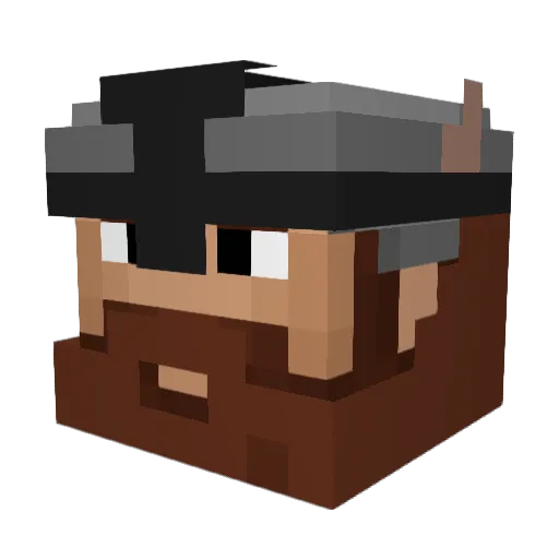 afsone995 Minecraft avatar head, 3D render