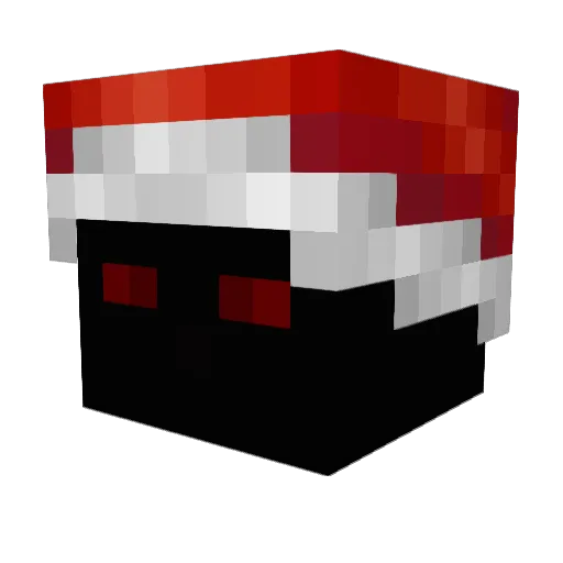 afton___ Minecraft avatar head, 3D render