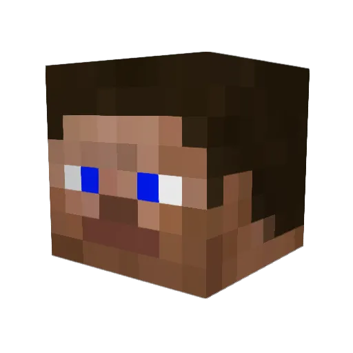 afulkerson Minecraft avatar head, 3D render