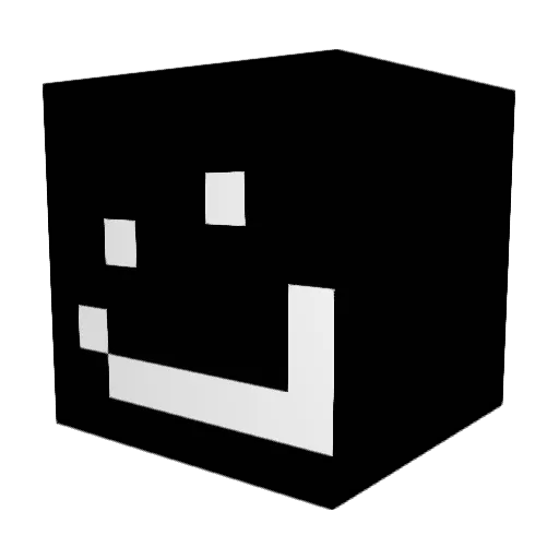 afus_ Minecraft avatar head, 3D render