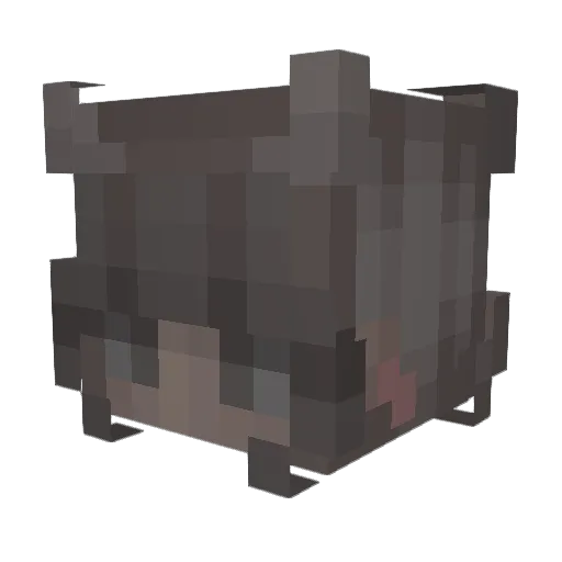 ag6la Minecraft avatar head, 3D render