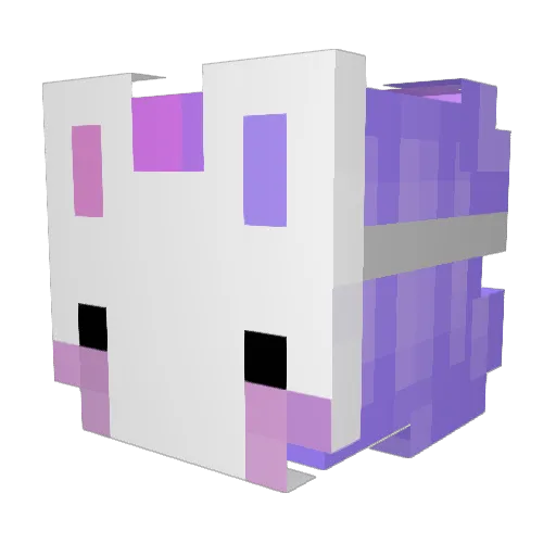 aga901 Minecraft avatar head, 3D render