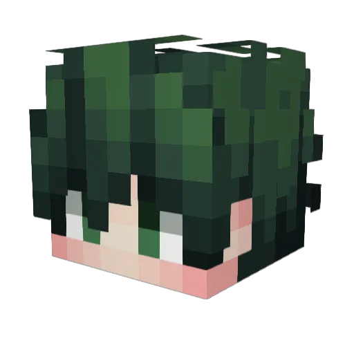 agacoelho Minecraft avatar head, 3D render