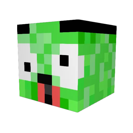 agapymoe Minecraft avatar head, 3D render
