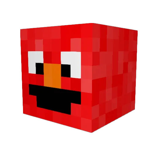 aged_force9 Minecraft avatar head, 3D render