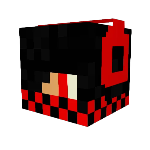 agend2008 Minecraft avatar head, 3D render