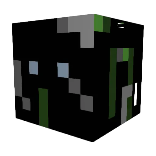 agent1247 Minecraft avatar head, 3D render