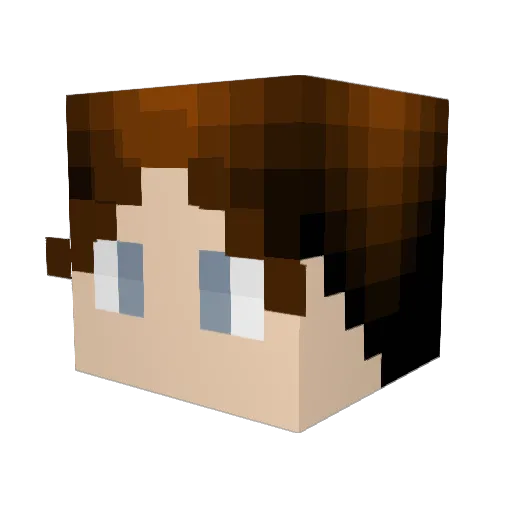 agent__spooky Minecraft avatar head, 3D render
