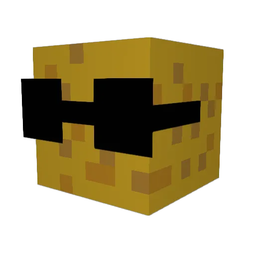 agent_cookie1 Minecraft avatar head, 3D render