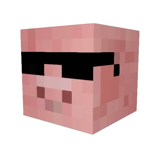 agentcato Minecraft avatar head, 3D render