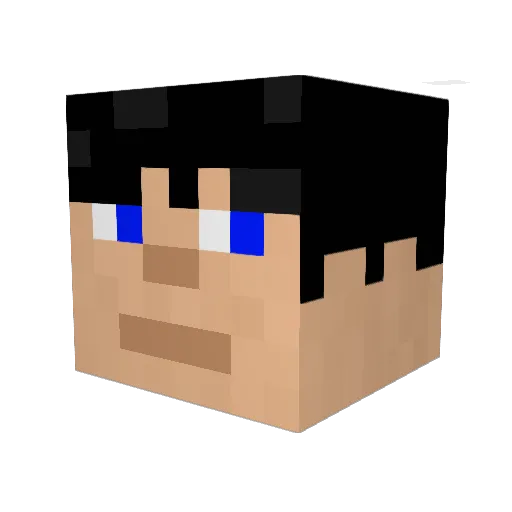 agentcoop61 Minecraft avatar head, 3D render