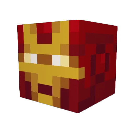 agentghost664 Minecraft avatar head, 3D render