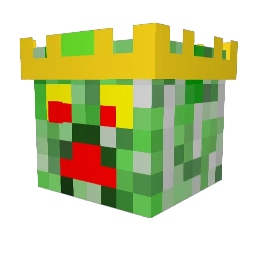 agentlo6 Minecraft avatar head, 3D render