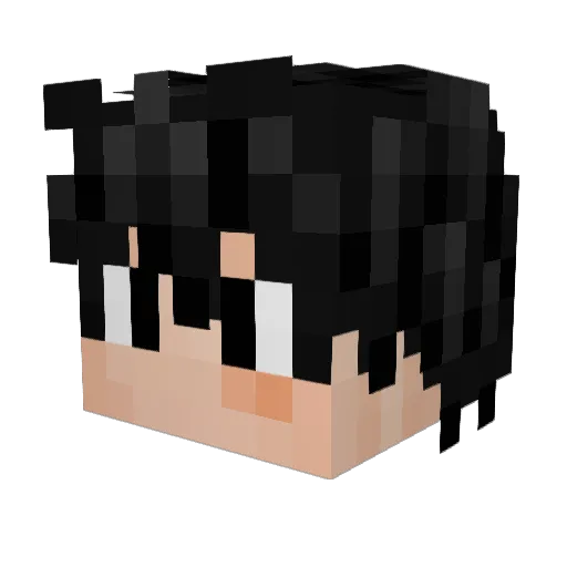 agentxl Minecraft avatar head, 3D render