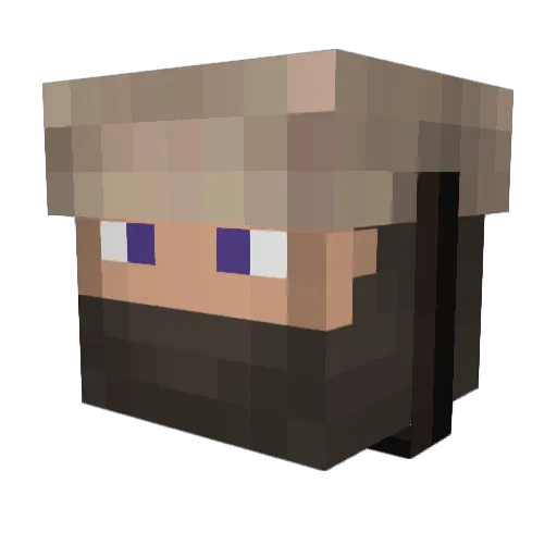 ageofthoughts Minecraft avatar head, 3D render