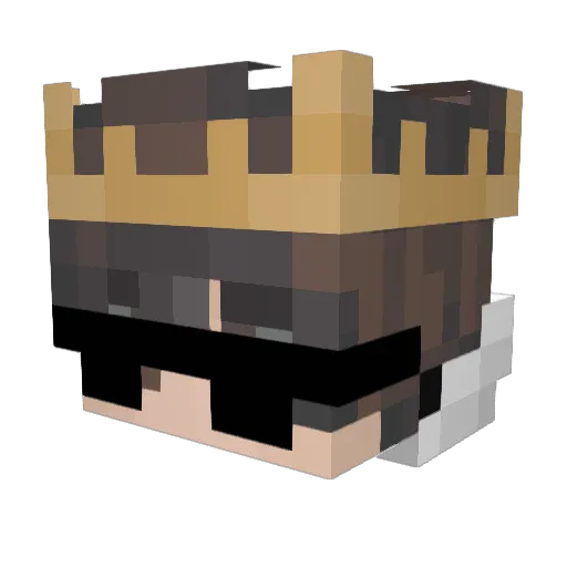 agera03 Minecraft avatar head, 3D render