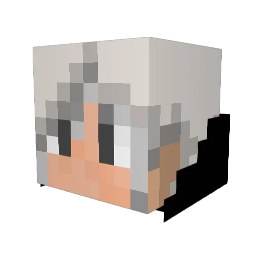 aggelossk Minecraft avatar head, 3D render