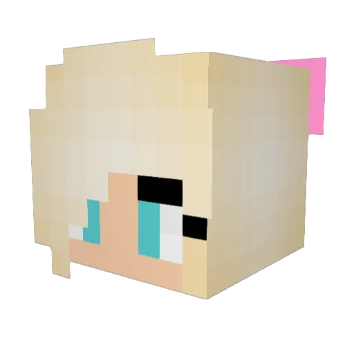 agi69 Minecraft avatar head, 3D render