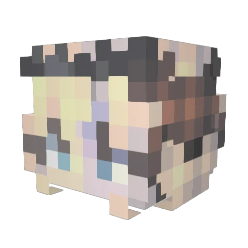 aglarcz10 Minecraft avatar head, 3D render