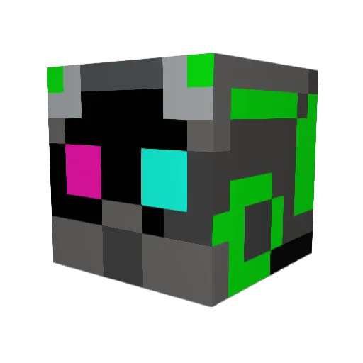 agoff Minecraft avatar head, 3D render