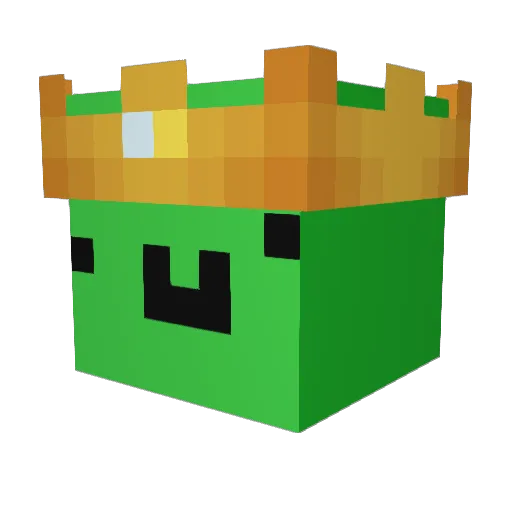 agriff Minecraft avatar head, 3D render