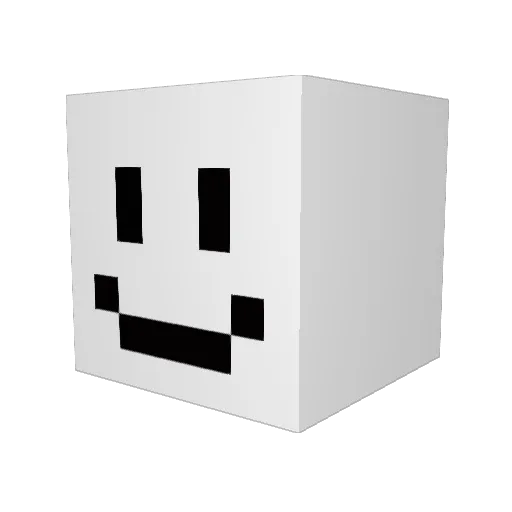 aguritaso Minecraft avatar head, 3D render