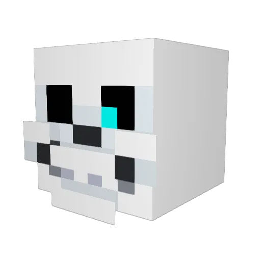 agus1019 Minecraft avatar head, 3D render