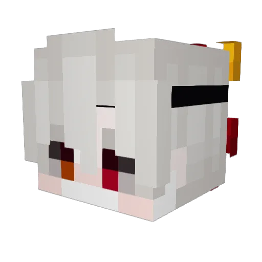 agusperrro Minecraft avatar head, 3D render