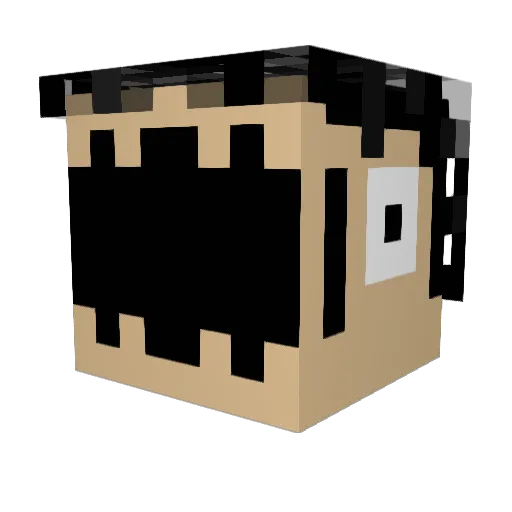 agust1103java Minecraft avatar head, 3D render