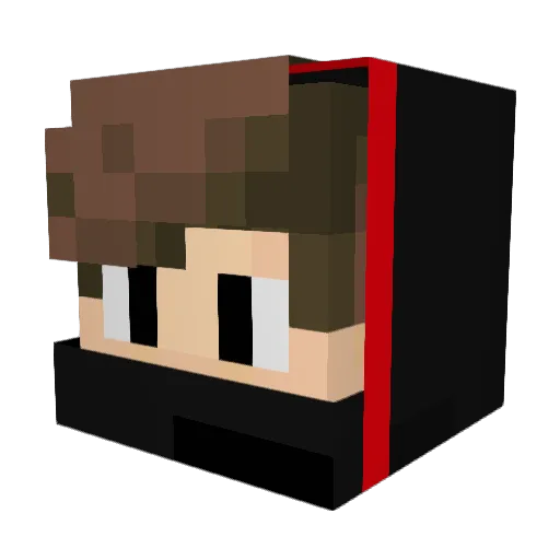 agustafsson Minecraft avatar head, 3D render