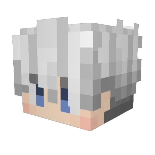 agustjn3d2y Minecraft avatar head, 3D render