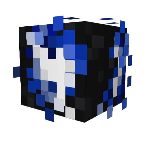 agustto Minecraft avatar head, 3D render