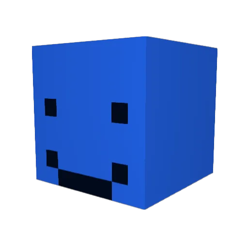 ah00 Minecraft avatar head, 3D render