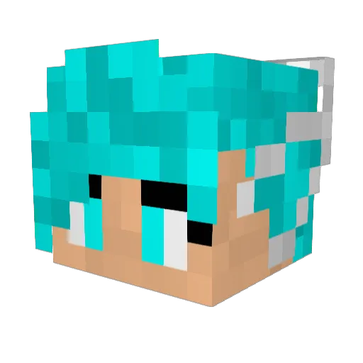 ah_Ching Minecraft avatar head, 3D render