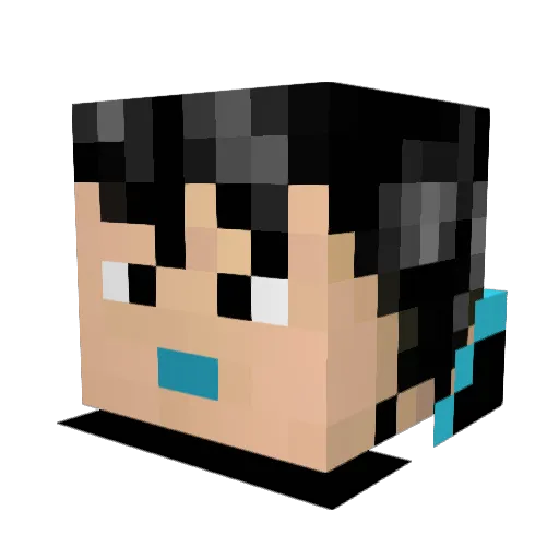 ah_lainy Minecraft avatar head, 3D render