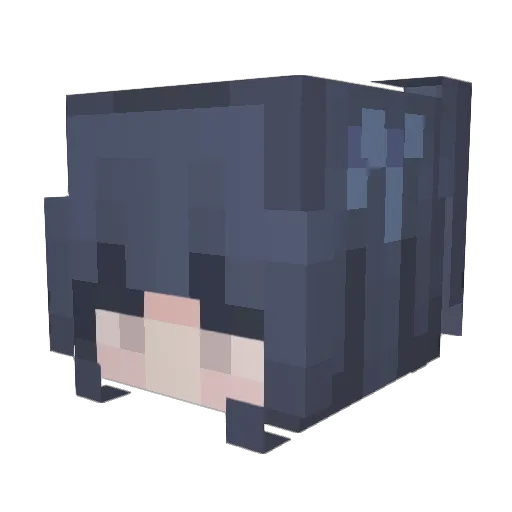 ah_ryun Minecraft avatar head, 3D render