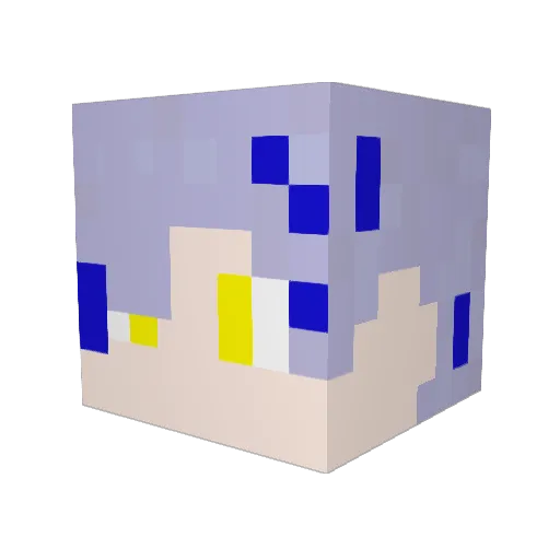 ahat8 Minecraft avatar head, 3D render
