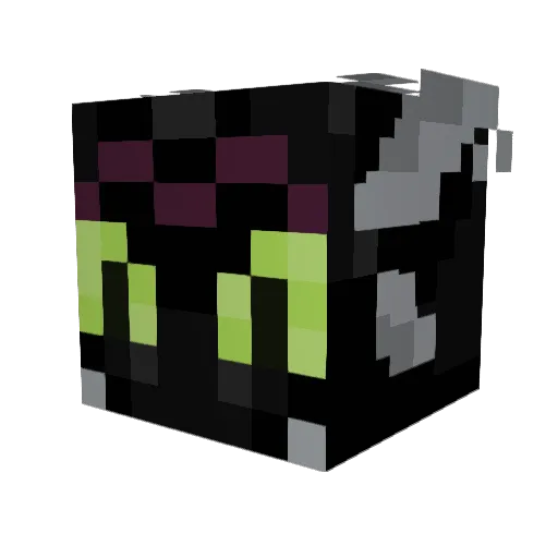 ahato360 Minecraft avatar head, 3D render