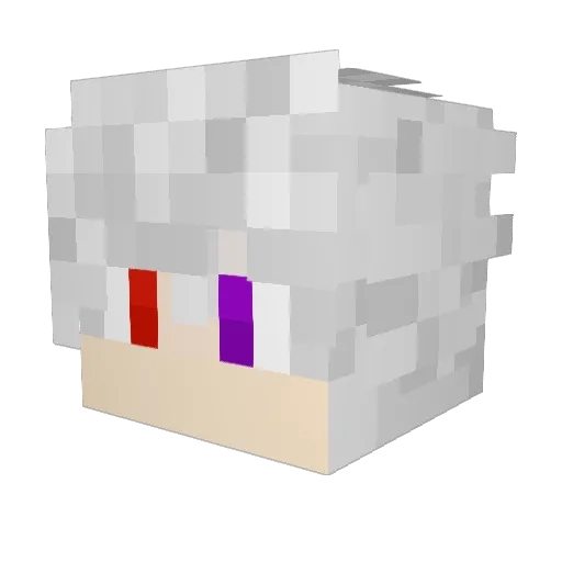 ahax010 Minecraft avatar head, 3D render