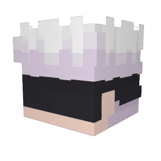 ahayy Minecraft avatar head, 3D render