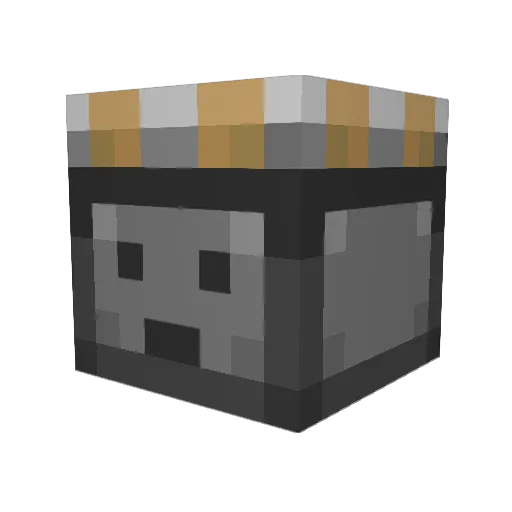 ahcino Minecraft avatar head, 3D render