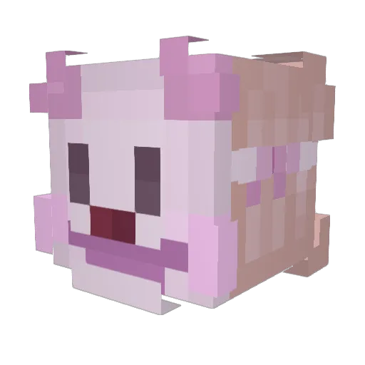 ahdrew Minecraft avatar head, 3D render