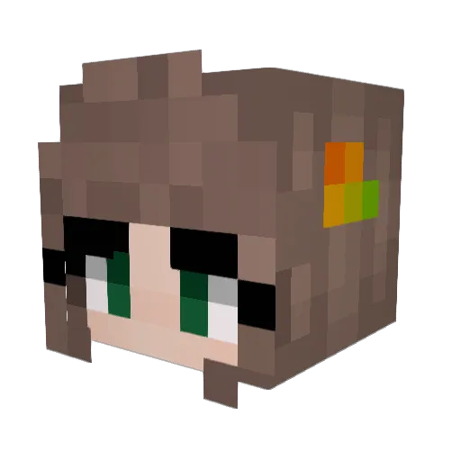 ahelen06 Minecraft avatar head, 3D render