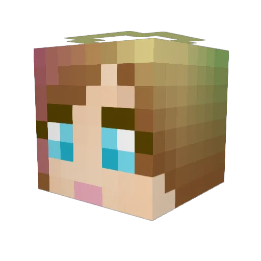 ahenryjones Minecraft avatar head, 3D render