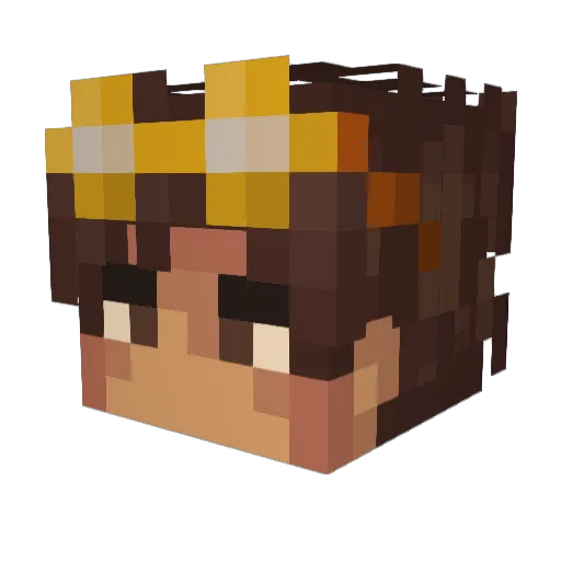 aherb212 Minecraft avatar head, 3D render